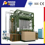 دستگاه پرس داغ تخته خرده چوب